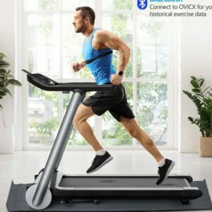 Tapis de course pliable OVICX — Connecté & Compact