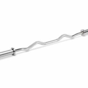Barre EZ Olympique en Acier Chromé – Barre Curl Professionnelle